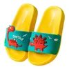 Mignon ganters de ganters de dinosaur enfants bébé ganters de maison imperméable respirant non gâchis garçons filles maison canard chaussures mignonnes 240407