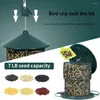 Other Bird Supplies Wild Feeders Outside Hanging For Birds Large Metal Max 7Lbs Seed Capacity Squirrel-Proof Mesh Tube