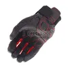 Велосипедные перчатки кожа Corse Motor Motorcycle Motorbike Racing езды езды на черный красный