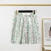 Calça short feminina calça coreana Mulheres calças de verão Roupas de casa larga pernas largas meninas casuais estampas de flor de mouros de praia