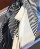 Cravat BihBf Swedish niche toteme striped pattern large scarf ins multipurpose Silk square towel square towelclassic allmatch ha511964349