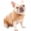 Penga de perro sudadera con capucha sólida para pequeños metales de vellón de vellón de invierno