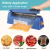 Machine afdichtmachine voedsel plastic zakken impuls sealer elektrische warmteafdichter handdrukafdichter voor keuken vacuüm verpakkingsmachine