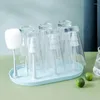 Cuisine Storage Household Drain Bottle Plastic Creative Plastic Upside Down Cup Rack Verre de vin multifonctionnel