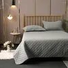 Conjuntos de roupas de cama 45 3pcs canteiro conjunto de linho puro capa colorida colchão colchão manta lençóis lençóis lençóis