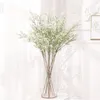 Kwiaty dekoracyjne 5pcs Faux Baby's Breath Plastikowe Fałszywe gipsophila bukiet ślubna wystrój imprezowy aranżacja domu