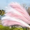 Dekorative Blumen 1PC Große flauschige Pampas Gras Künstliche Blume Bulsh Pflanze Hochzeit Dekoration Bouquet Fake Reed für Zuhause