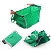 Sacs de rangement 1pcs Green non tissé Supermarché SHOPPING HABAL MAND TROLY SAG