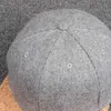 Шаровые шапки высшего качества шерстяной шерсти для снимки зимнее хип -хоп Bboy Flat