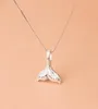 Colliers pendants Design Animal Fashion Femmes Collier baleine Tail Poisson Nautique Charme Sirène Elegant Bijoux Girls Collares3718968