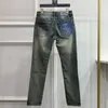 uomini jeans designer pantaloni maschile tasche primaverili lettere di denim pantaloni lavati jeans dritti pantaloni di alta qualità