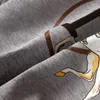Oreiller 45 cm de couverture de tissu chenille cheval brodé jacquard boîtier malaisie jet de bureau canapé de bureau