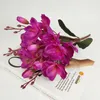 Decorative Flowers Magnolia Artificial Flower Bouquet 5 Forks Silk Wedding Party Christmas Decoration For Home Fake