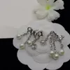 SLIVERörhängen smycken Nya studhänge Pärldesigner örhängen gåva örhängen smycken