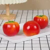 Decorative Flowers 4pcs Small Tomato Model Realistic Fruit Simulation Prop Showcase