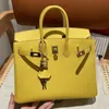 10A Top Designer Women Bag Brand 25 ручной работы высококлассной восковой линии Swift Кожаная розовая роскошная классическая мода Большая сумка.