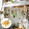 装飾的な花3 PCS装飾シミュレートされたトウモロコシ吊り下げ飾り飾り飾りゆるい葉のPOブックフォーム人工家