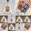 Hoodies Sweatshirts Kids Boys Girls Loose Fashion Letter Wave Printed Streetwear Hiphop Plover Tops Children Casual Sweatshirt Baby Dr Otucf