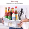 Kitchen Storage Multifunctional Salt Pepper Seasoning Box Double-layer Knives And Chopsticks Rack Household Delicate Gadget