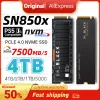 Boxs Hot Original SN850X 8TB 4B 2TB 1TB SN850 2TB 1TB GEN4 NVME SSD M.2 2280 Solid State Drive Game Drive Sony Version für PS5 PC