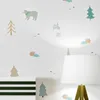 Tapety Cartoon Winter Forest Wall Papers Decor Home Nordic Dekoracja salonu do ścian Deco Mural Papier kontaktowy