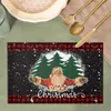 Настольные коврики Santa набор из 4 Plactemats Summermelon Черно-белая решетчатая теплостойкость