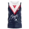 2024 New Australia Sydney Roosters Home Away Rugby camisa sem mangas homens esportes vestes esportivas de vestes esportivas camisetas ao ar livre camisetas