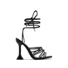 Chic Spring Summer Slippers Sandals Platform Black Flip Flops For Women High Heels Thin Wedding Shoes Womens Ankle Strap Wedges Fenty Slides 240228