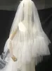 Gorgeous Designer Wedding Veils 3M Long Cathedral Length One Layer Tulle Bridal Veil For Women Hair Accessorie191B V413007