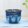 Koppar tefat keramiska vattenmugg kreativt porslin tecup traditionell kinesisk ugn byt office te cup drinkware gåva