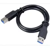 USB -printerkabel USB 3.0 2.0 Type een mannelijke naar B mannelijke kabel voor Canon Epson HP Zjiang label Printer DAC USB -printer