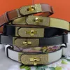 Fashion Designer Women Belt Larghezza 20 mm Vintage All-Match semplice con abito gonna Abito decorativo pantaloni nascosto cintura a vita nascosta con fibbia di bloccaggio di alta qualità con fibbia cinghie