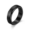 Band Rings New Trendy 6/8Mm Stainless Steel Rock Spike Man Ring Men Women Male Fashion Jewelry For Girls Self Defense Drop Del Delive Otdg2