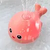 Toys de bain Baby Bath Toys Spray Water Shower Bathing Toys for Kids Electric Whale Bath Ball With Light Music LED Light Toys Bathtub Toy 240413