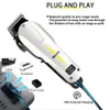 Economical Professional Home Clipper Adjustable Cutting USB Rechargeable Lithium Battery Safe Trimmer Men Hair Machine 240408