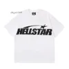 Hellstar Shirt Mens T Shirts Short Sleeve Polo Shirt Women Summer Mens Shirts Breathable T-shirt High Quality Fashion Tee Shirt Streetwear Pirnt Hip Hop Cotton 115