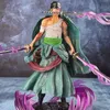 Экшн -фигуры Новая однокурсная фигура аниме -фигура бани кровь Roronoa Zoro Pvc 21cm Collection Коллекция фигурки изгнание