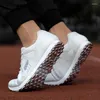 Casual Shoes Mesh Track Field Sprint Spikes Sneaker Speed ​​Athletics Footwear Extralight Racing Running Sports