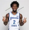 Augustinas Kiudulas Indiana State Basketball Jersey 10 Eli Shetlar 11 Aaron Gray 12 Masen Miller 13 Cooper Bean Indiana State Sycamores Jerseys Custom Stitched