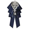 Fashion de haute qualité fait à la main à la main rouge à nœud papillon Collier de mariage Broche Broche de poche serviette carrée Cadeaux pour hommes accessoires 240407