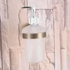 Liquid Soap Dispenser Kitchen Bathroom Hardware Accessories Retro Antique Brass Wall Mount Scrub Glass Dba743