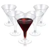 Coppe usa e getta cannucce da 12 pezzi Cocktail di plastica VINIO INBROBLIBILE CLEAD CHAMPAGNE SHATTER AFRIFICABILE BEGLI RICYCLABILI SET