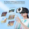 Accessories VR Goggles Headset Upgraded With Adjustable HighDefinition Lens Head Strap Compatible For Switch OLED Game Console Accessoires