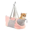 Porteurs de chats Pet Dog Sling Carrier Sac de voyage en mailles respirantes pour chiot petit