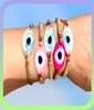 Bransoletka Evil Eye dla kobiet modna turecka biżuteria oko bohemijska przyjaźń pulsera pleciona liną bransoletki z luki 4411227