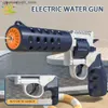 Sand Play Water Water Fun Gun Toys Huiqibao Backpack elettrico automatico combattimento estivo giocattolo che assorbente pistole per la spiaggia da spiaggia per esterno per bambini per bambini adulti YQ240307 Q240413