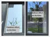 Windowstickers One Way Mirrored Film Solar Reflective Silver Layer Tint Room Building Decor Lang 150 cm (59in)