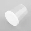 Bouteilles de rangement 10pcs 30 ml de mesure de mesure en plastique avec couvercle blanc capteur transparent transparent support de liquide gradué transparent