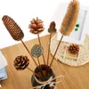 Decorative Flowers Stylish Dried Stems Natural Mini Lotus Pod Artificial For Home Ornament DIY Crafting Accessories