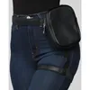 Сумки для хранения мода Стильные женщины талия кошелька для ног Cool Girl Кожаная сумка для на открытом воздухе мотоцикл Sundries Sond Color